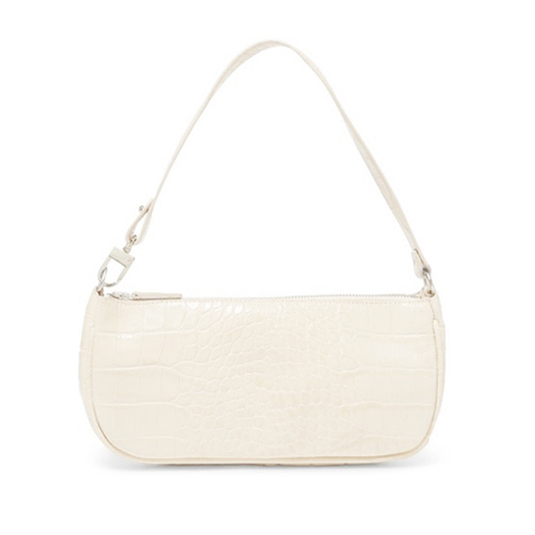 Barabum Retro Classic Crocodile Pattern Shoulder Bag with Zipper Closure
