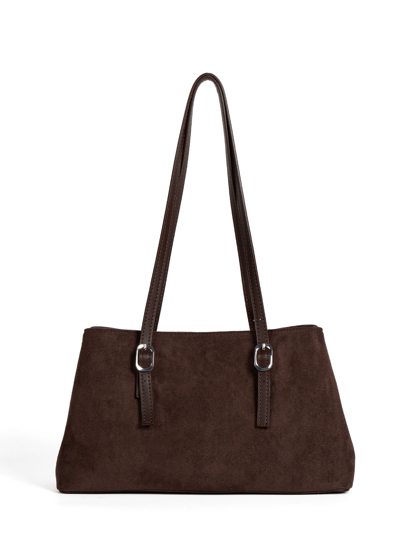 Barabum New Suede Shoulder Bag,Large Capacity Retro Underarm Tote Bag for Women