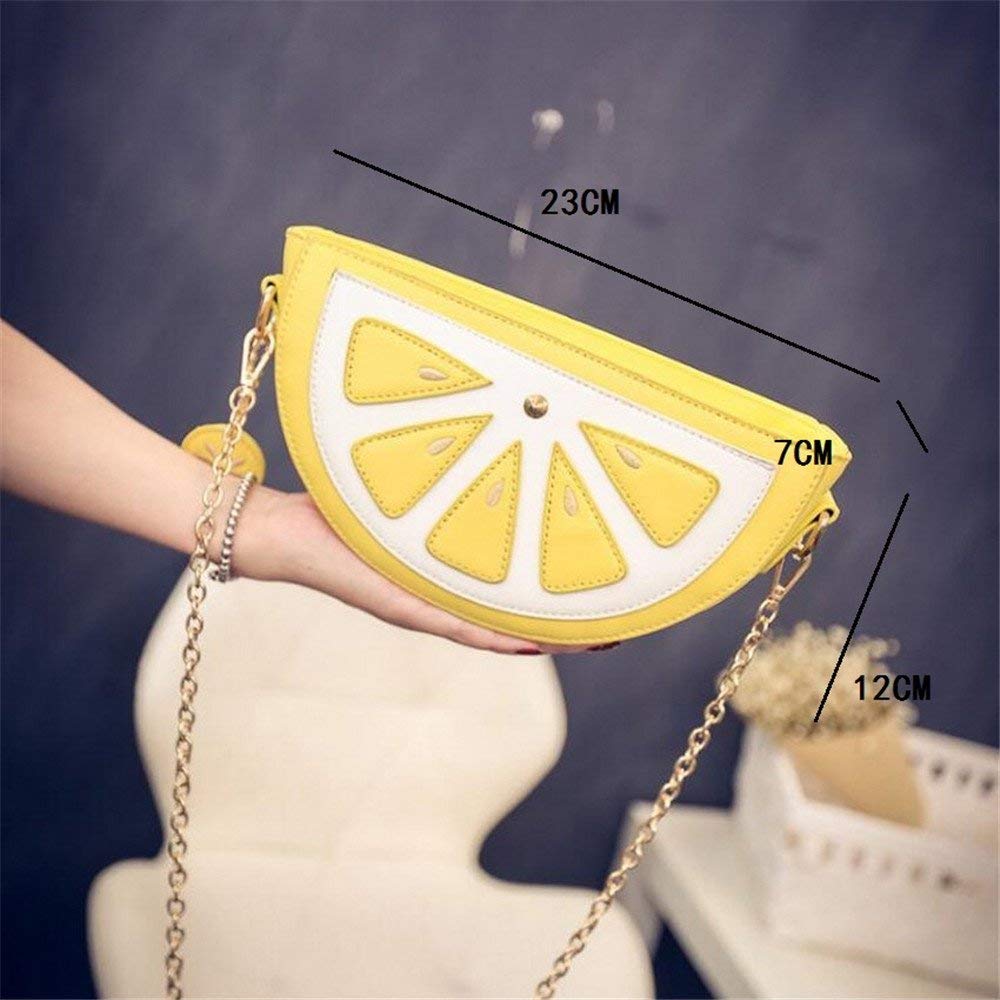 Latest Novelty Cute Lemon Shape Crossbody Bag for Women